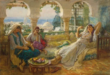 Sur la terrasse